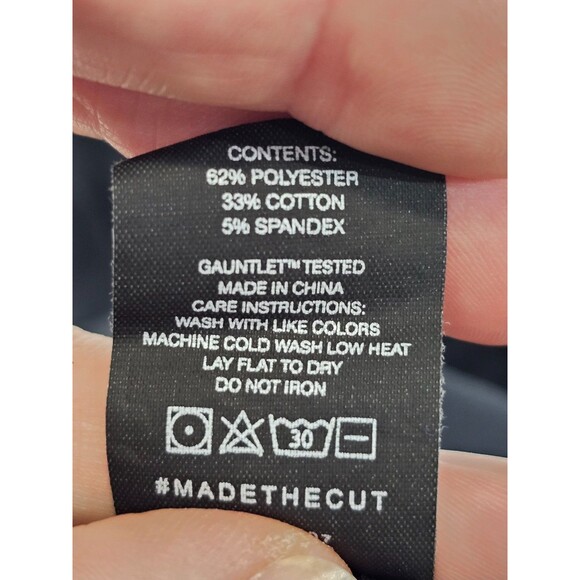 CUTS Men's XL Curve-Hem Short Sleeve Basic Black Tee T-Shirt Shirt Top EUC - Picture 5 of 5